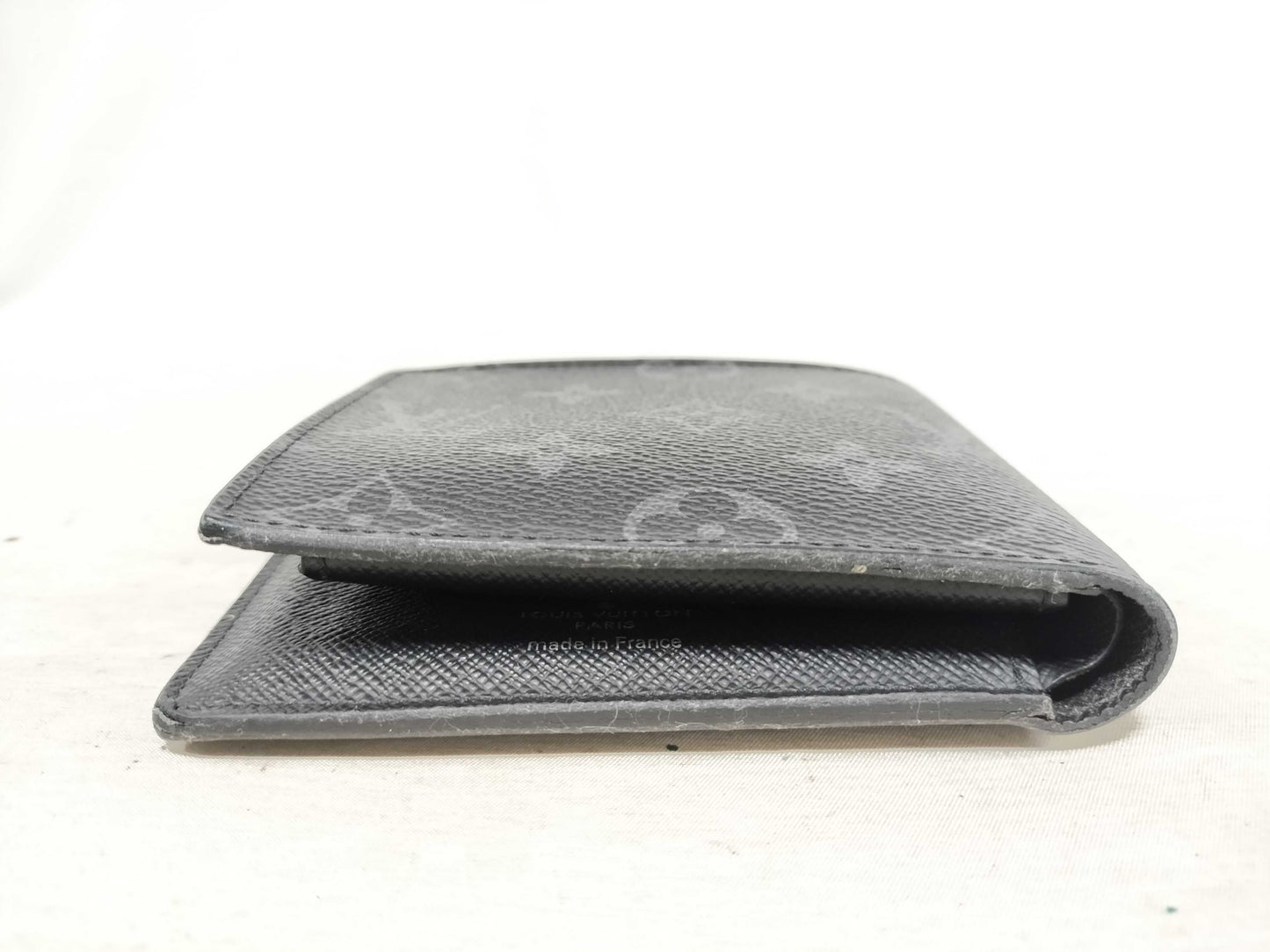 LOUIS VUITTON LV Monogram Eclipse Portefeuille Marco NM M62545 RFID Wallet