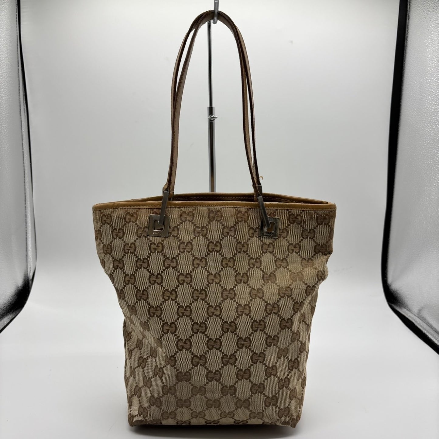GUCCI GG Canvas Tote Bag 002 1099 Handbag