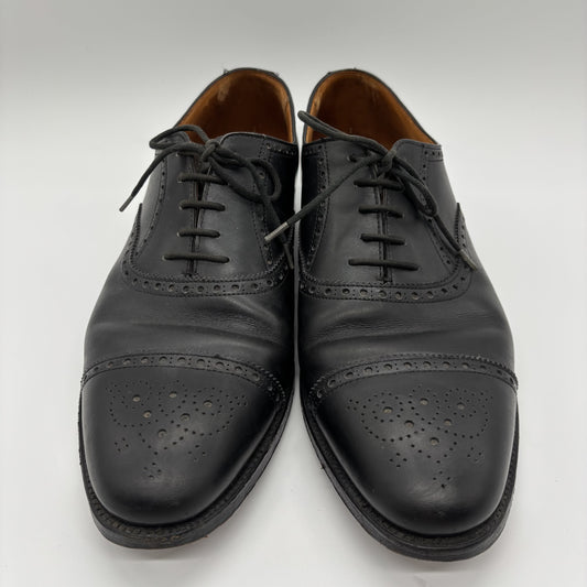 John Rob Leather Seymour Black Black #7EE Business Shoes