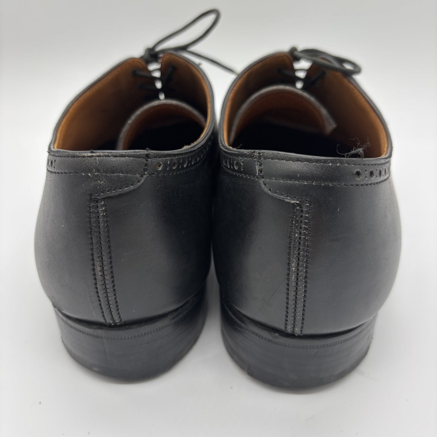 John Rob Leather Seymour Black Black #7EE Business Shoes