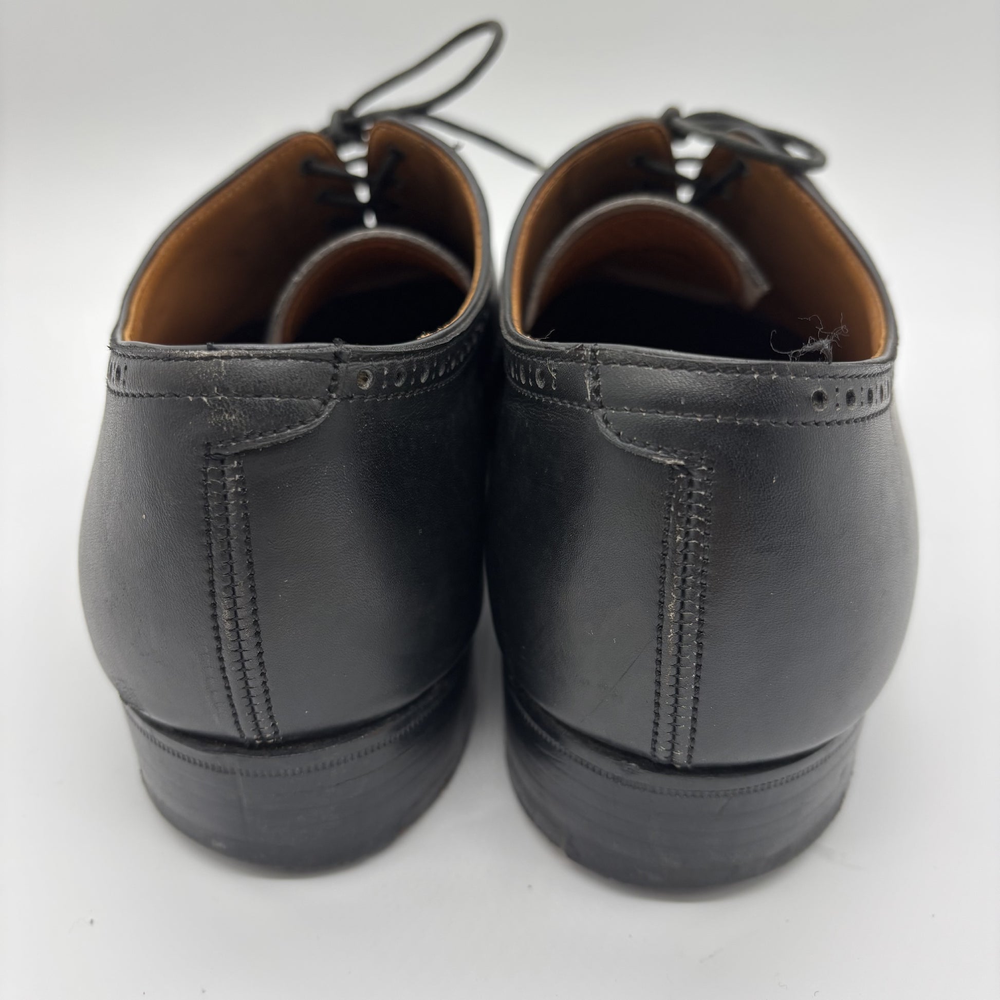 John Rob Leather Seymour Black Black #7EE Business Shoes