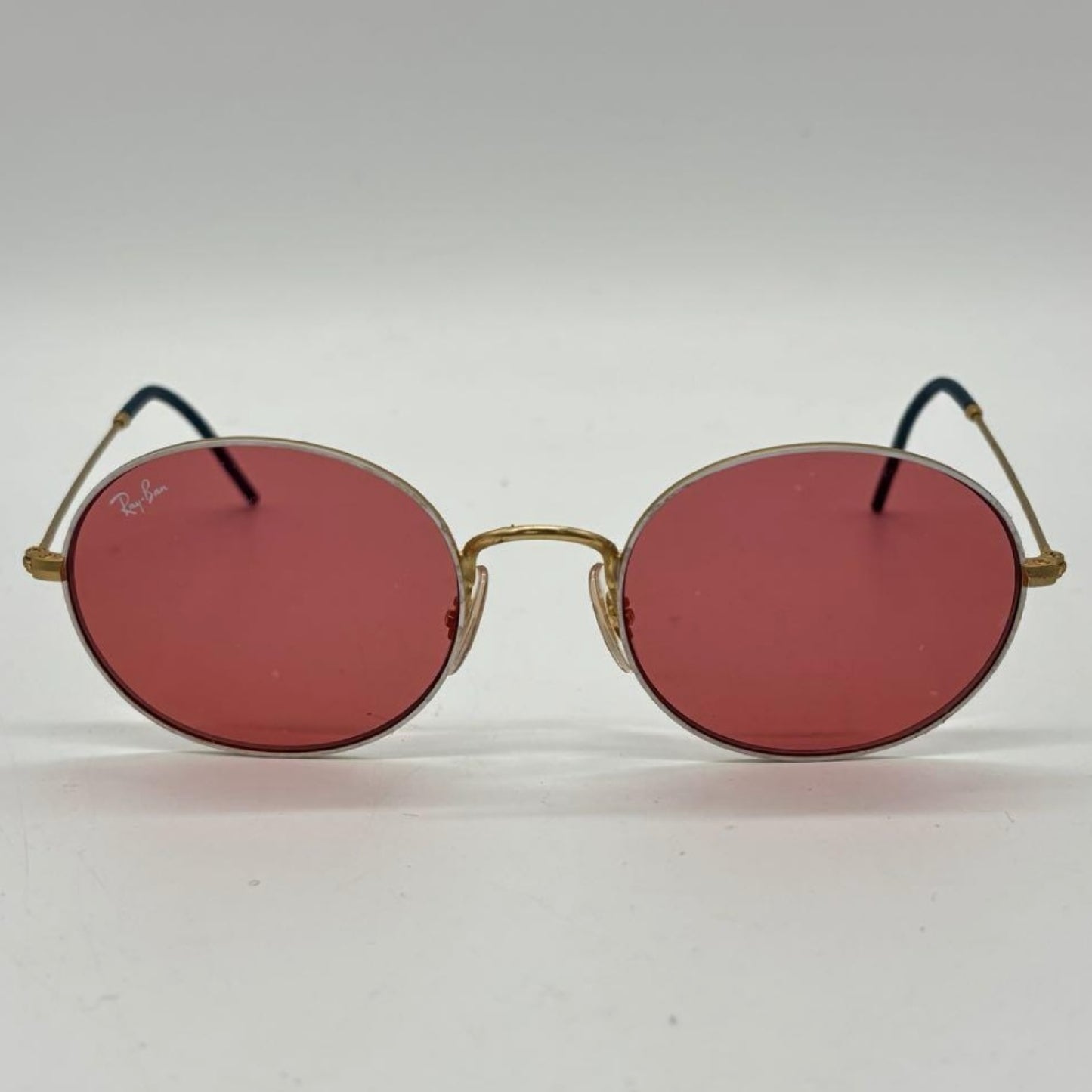 RayBan Sunglasses Round Gold Metal x Pink Sunglasses