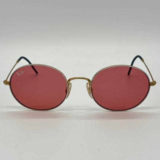 RayBan Sunglasses Round Gold Metal x Pink Sunglasses
