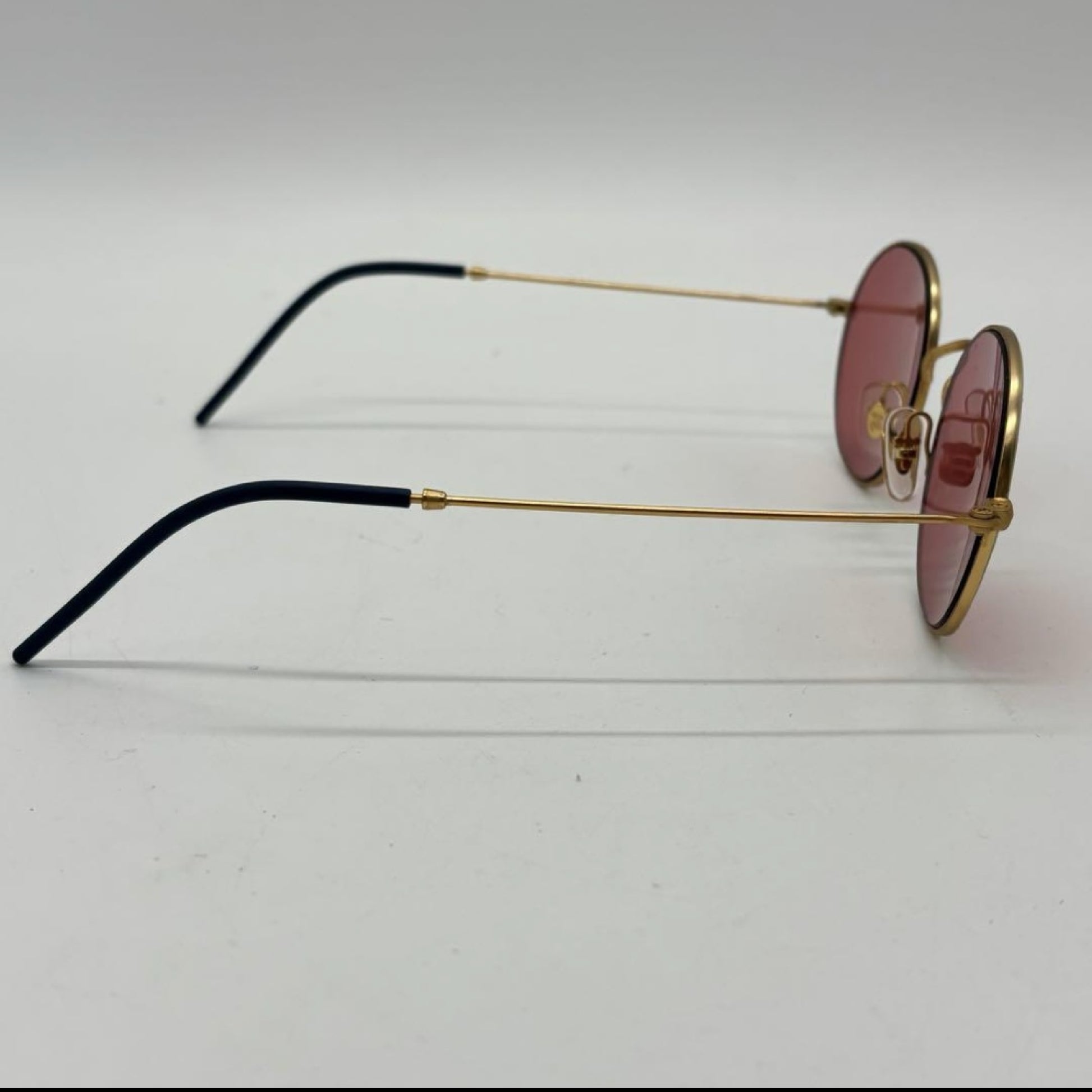 RayBan Sunglasses Round Gold Metal x Pink Sunglasses