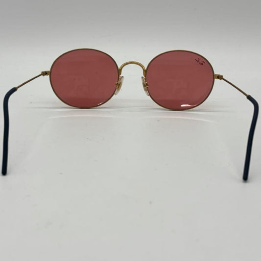 RayBan Sunglasses Round Gold Metal x Pink Sunglasses