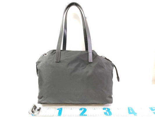 PRADA Prada nylon handbag leather handbag