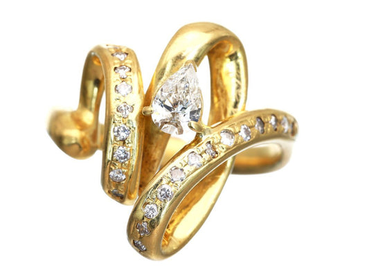 D0.50ct K18 8.0g Ring