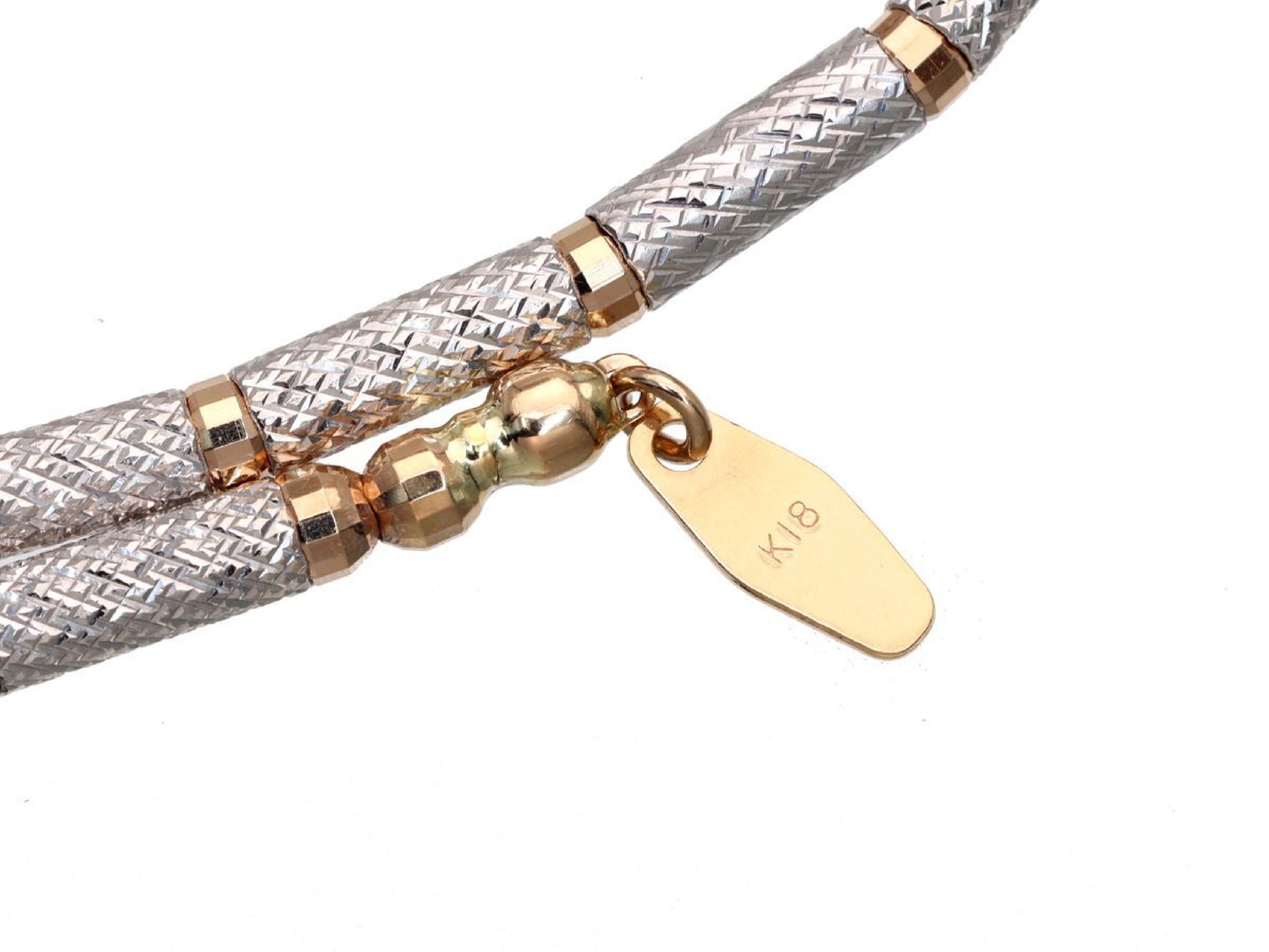 D0.17ct K18 3.8g Bracelet Bangle