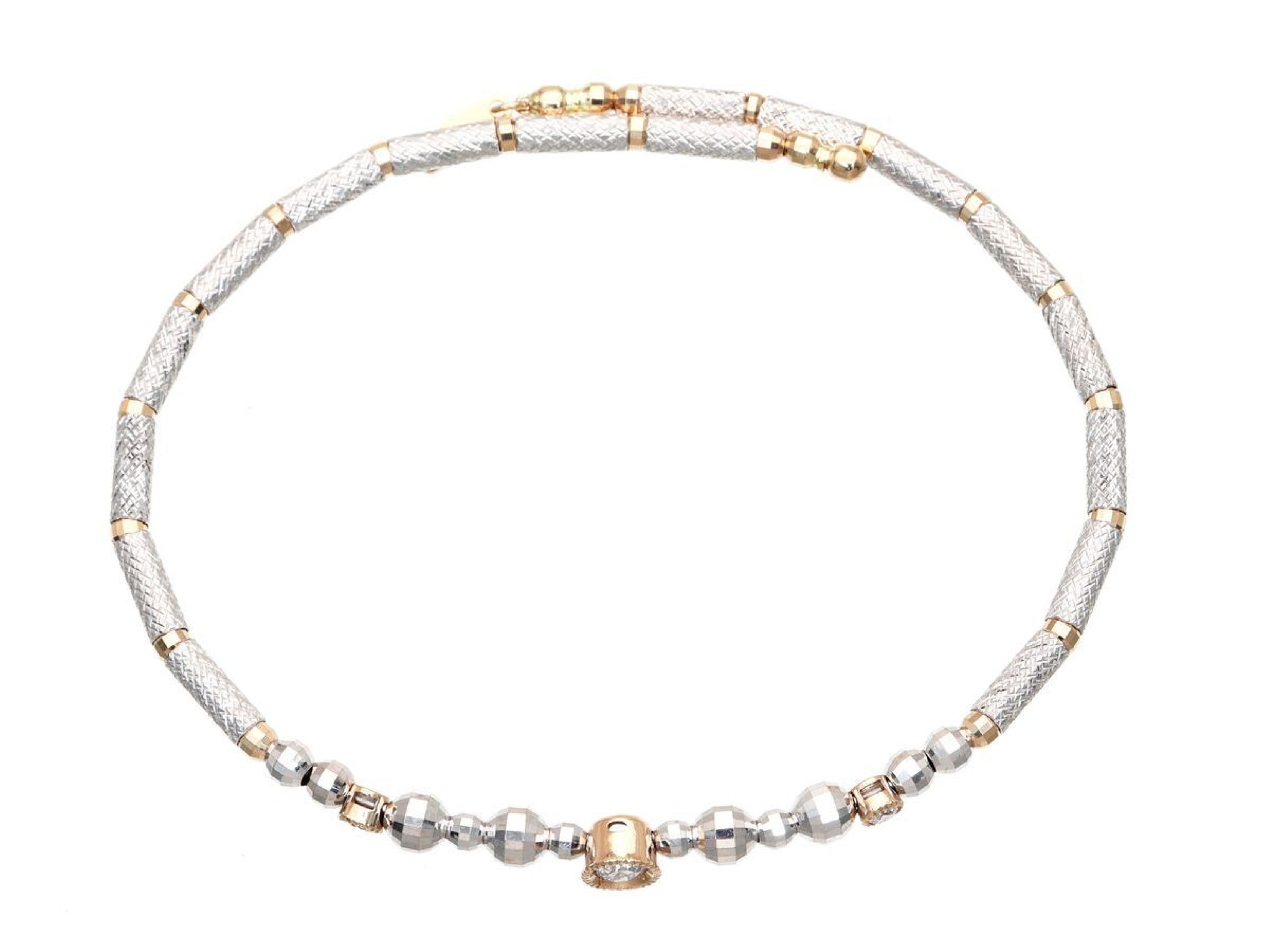 D0.17ct K18 3.8g Bracelet Bangle