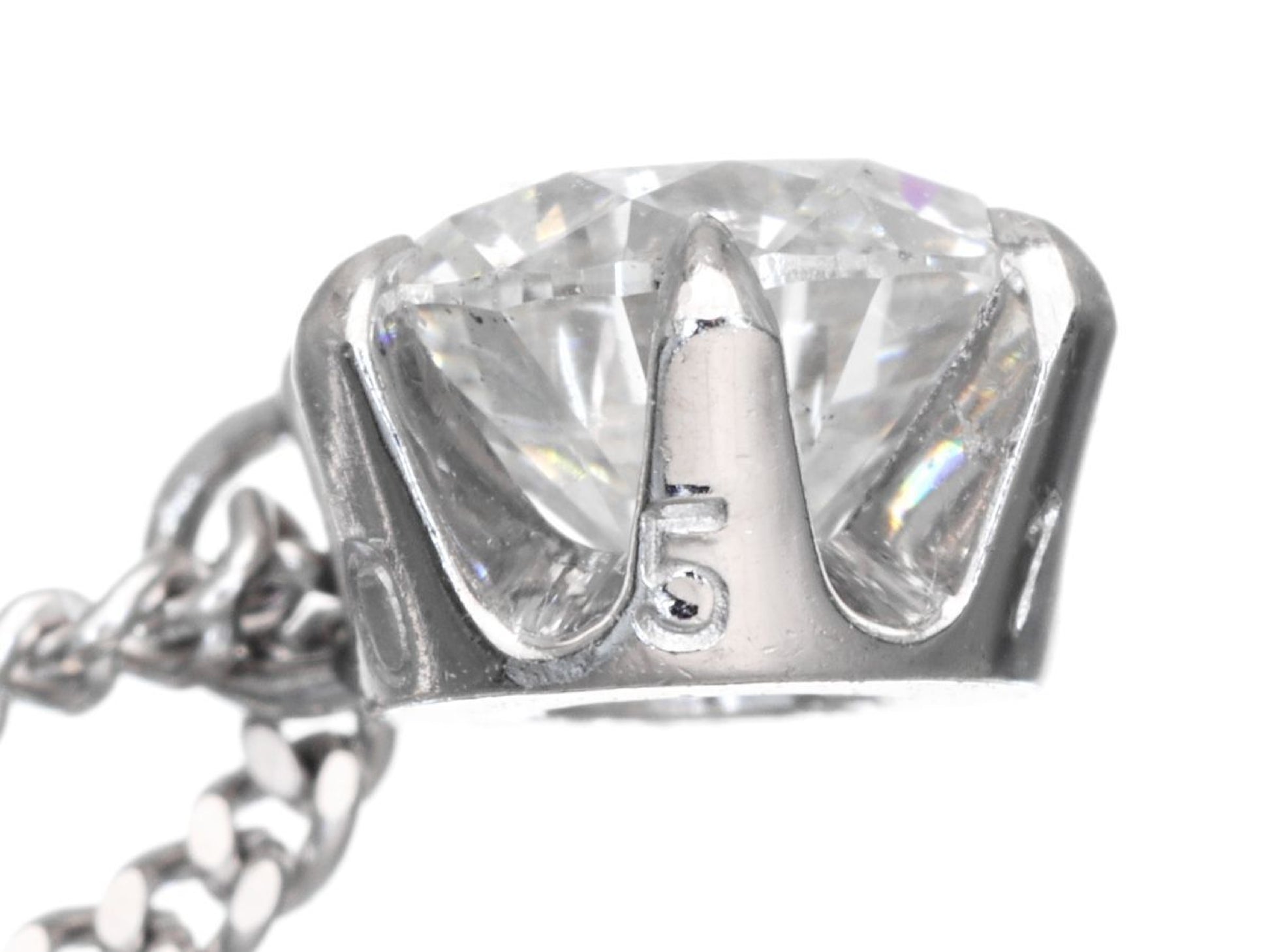 D0.51ct Pt850 3.5g Necklace