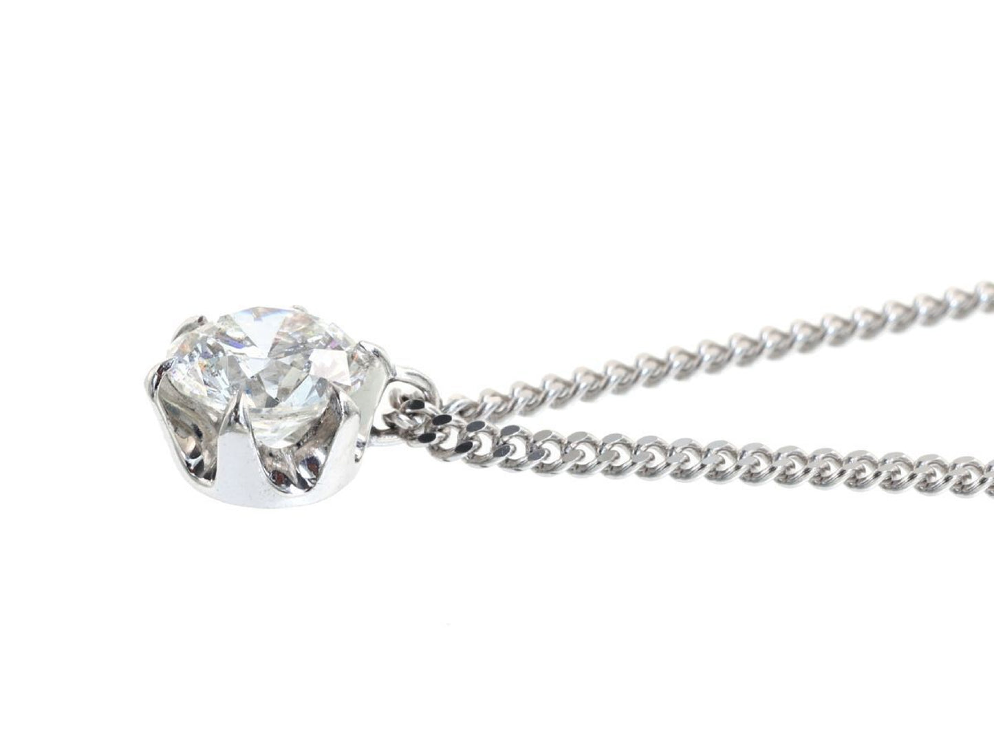 D0.51ct Pt850 3.5g Necklace