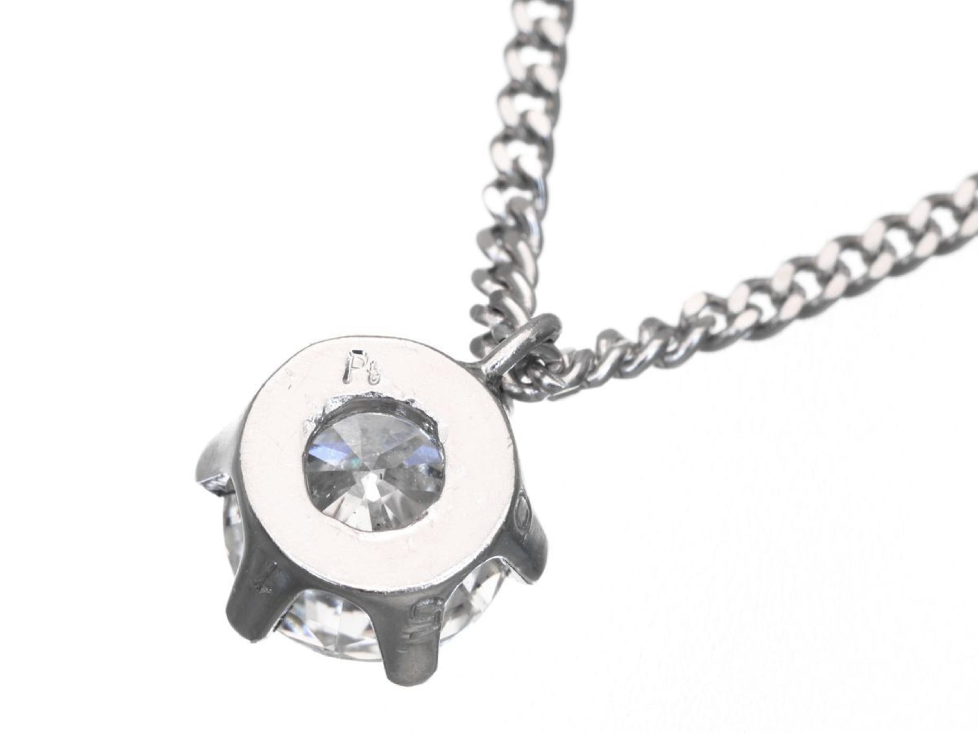 D0.51ct Pt850 3.5g Necklace