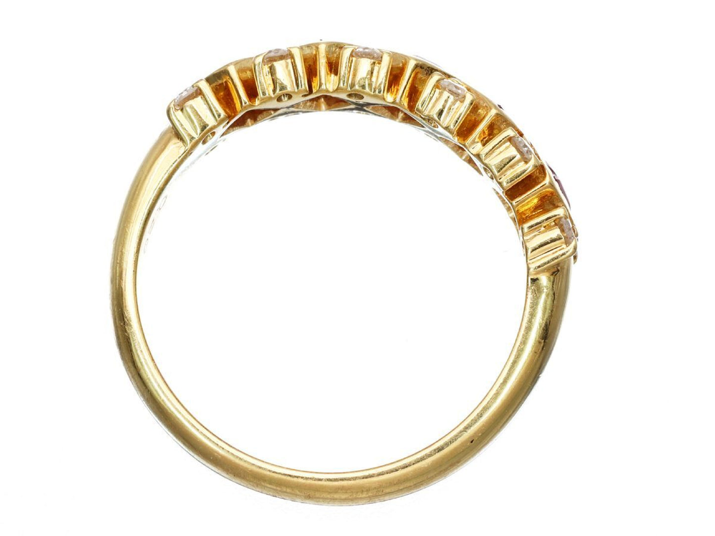 R0.44ct D0.20ct K18 4.2g Ring