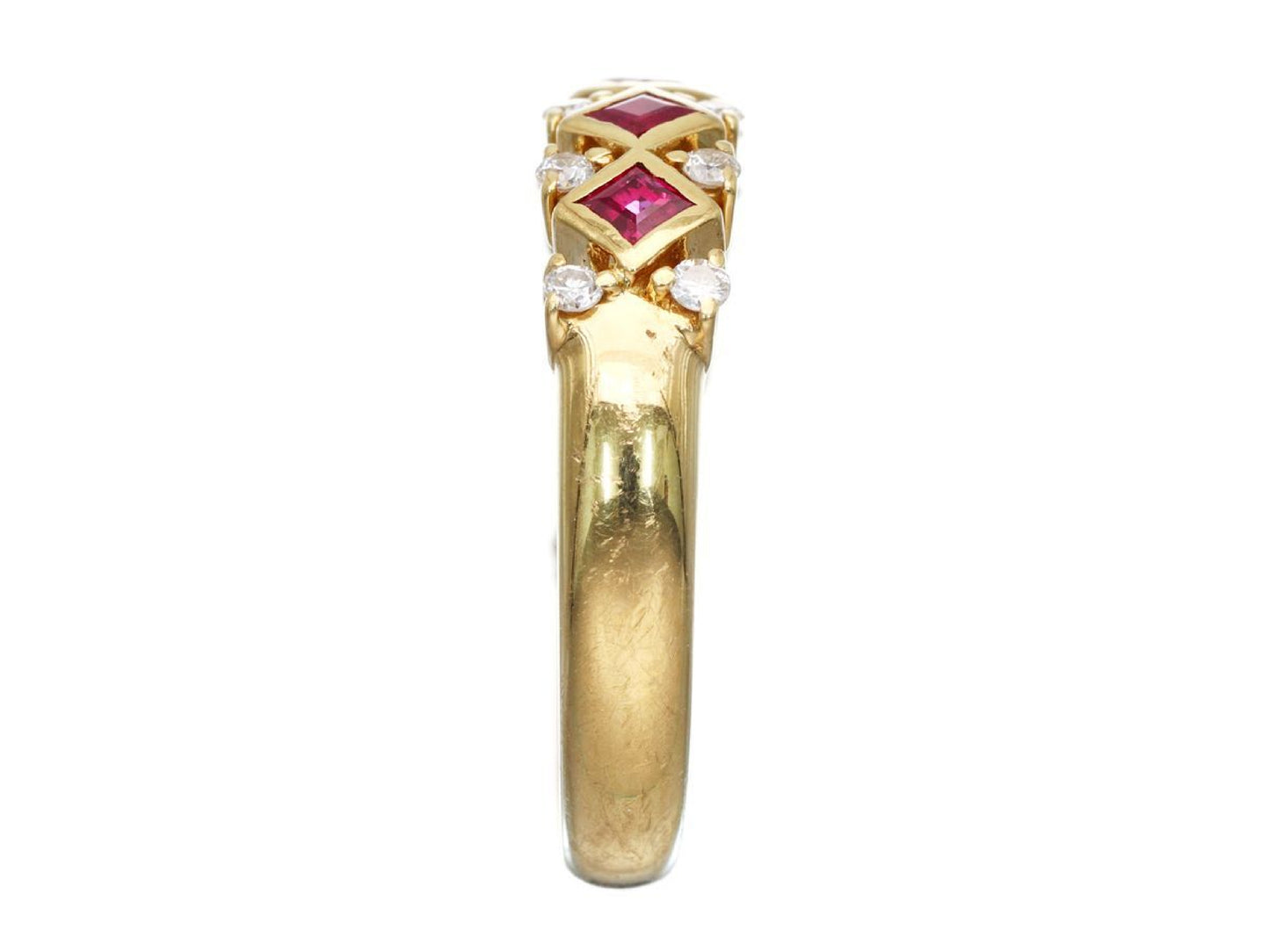 R0.44ct D0.20ct K18 4.2g Ring