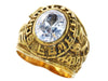 Transparent Stone METAL 13.6g Ring