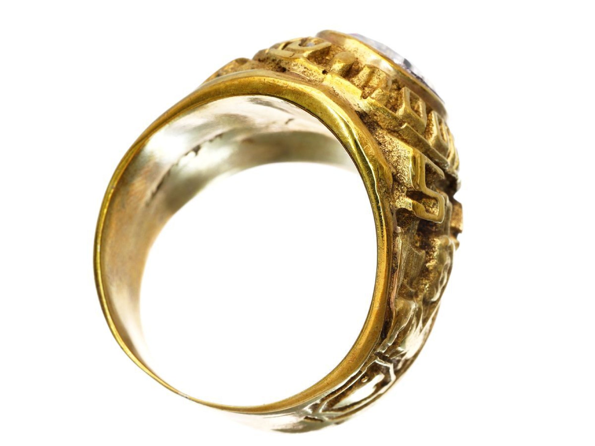Transparent Stone METAL 13.6g Ring
