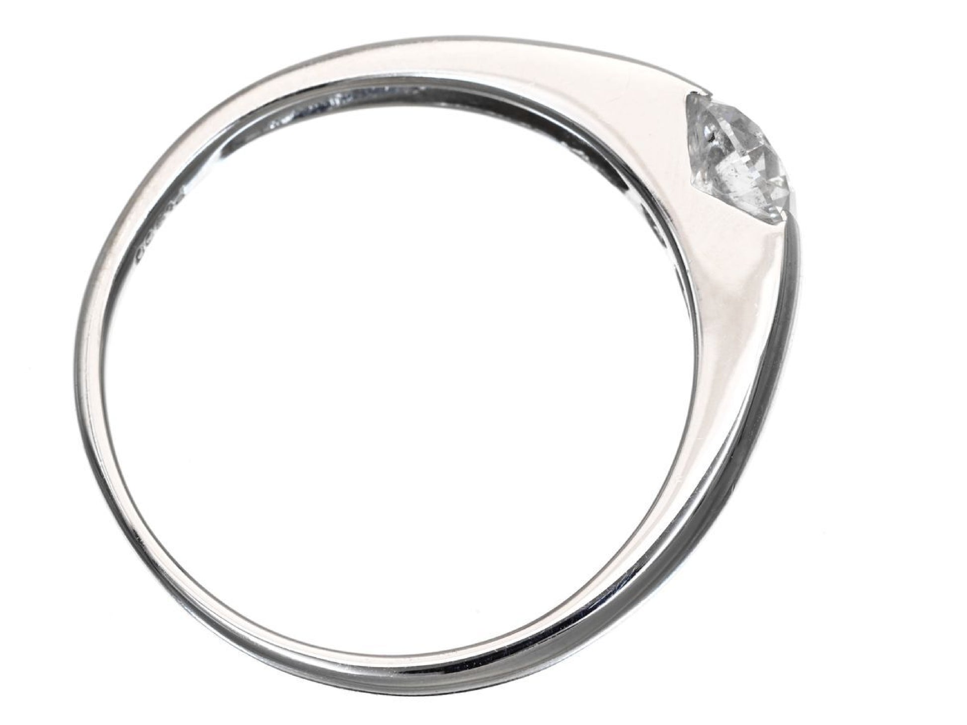 D0.809ct Pt900 4.2g Ring