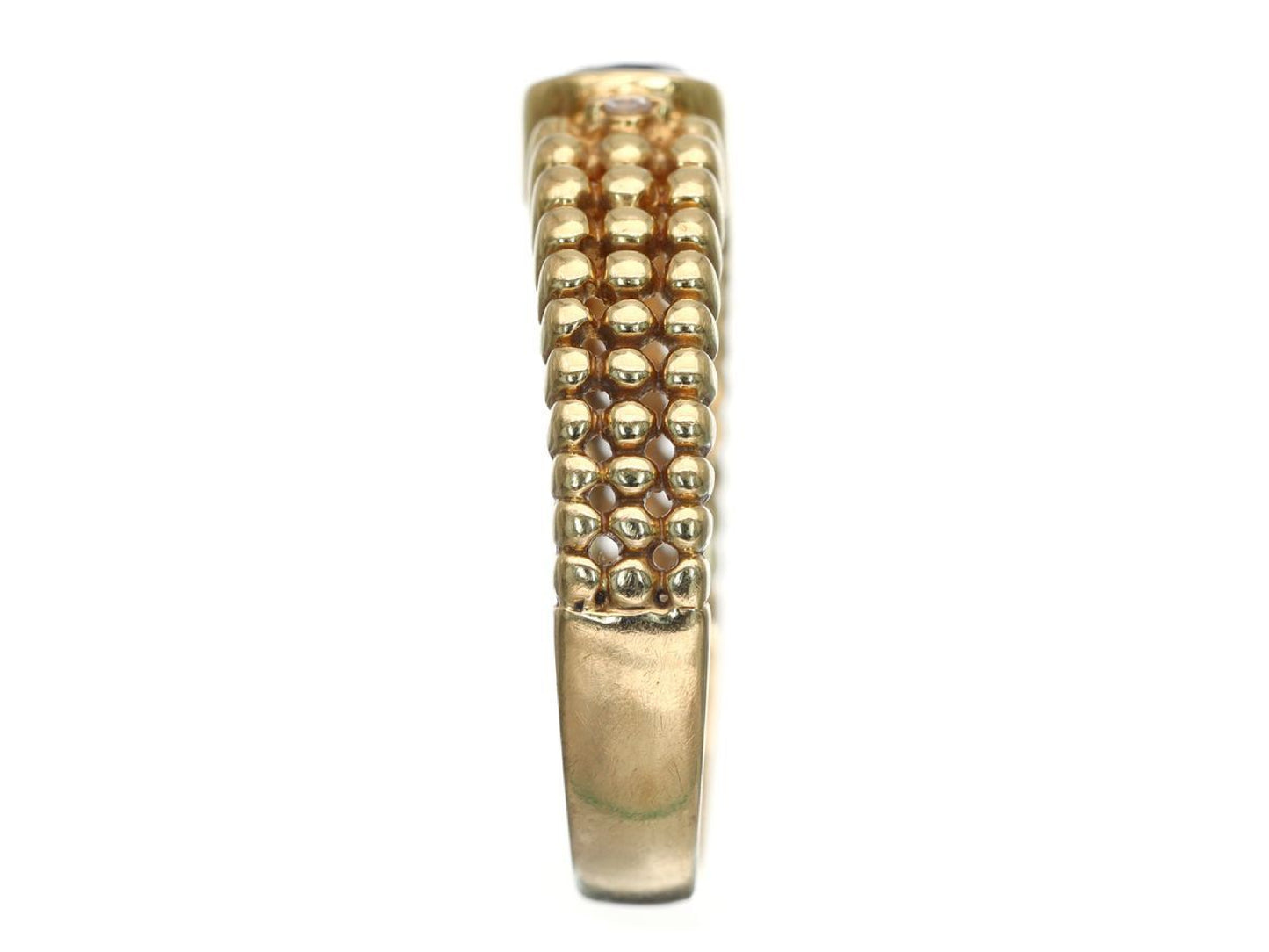 Sapphire Diamond K18 2.9g Ring