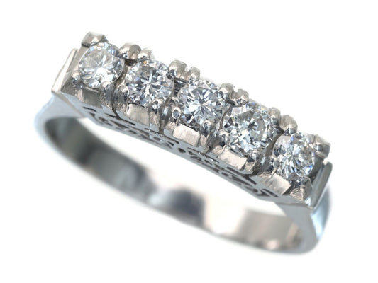 D0.47ct Pt900 5.4g Ring