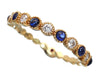 Siren Azzurro R0.02ct S0.30ct D0.16ct K18 1.9g Ring