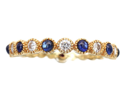 Siren Azzurro R0.02ct S0.30ct D0.16ct K18 1.9g Ring