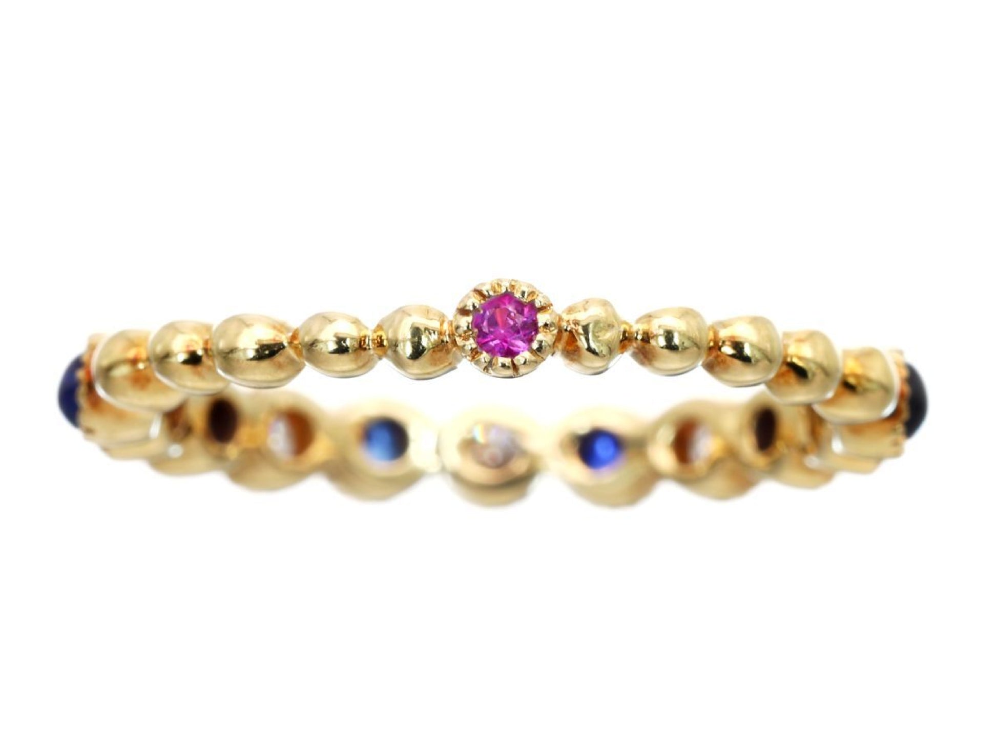 Siren Azzurro R0.02ct S0.30ct D0.16ct K18 1.9g Ring