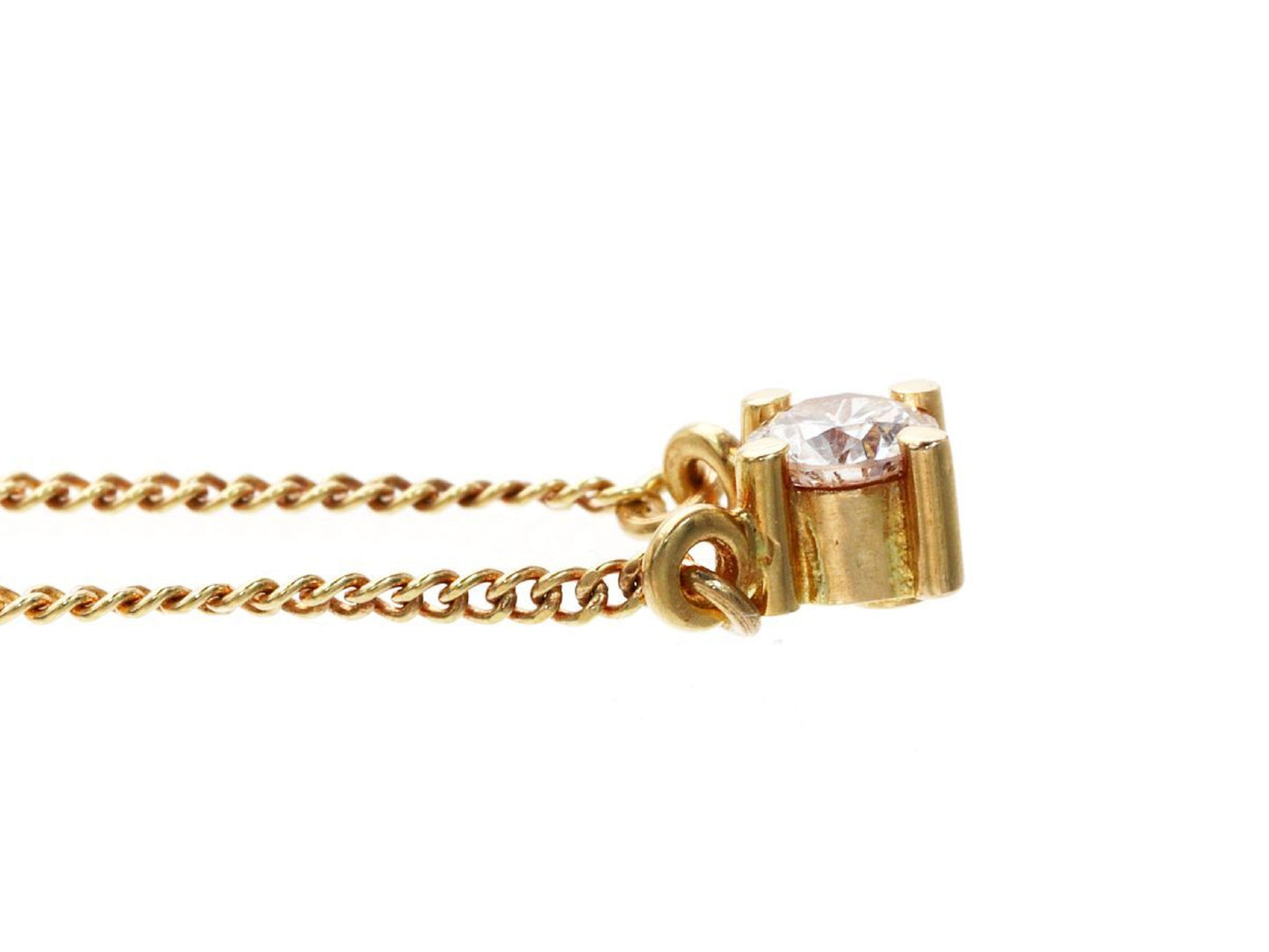 D0.13ct K18 2.0g Necklace