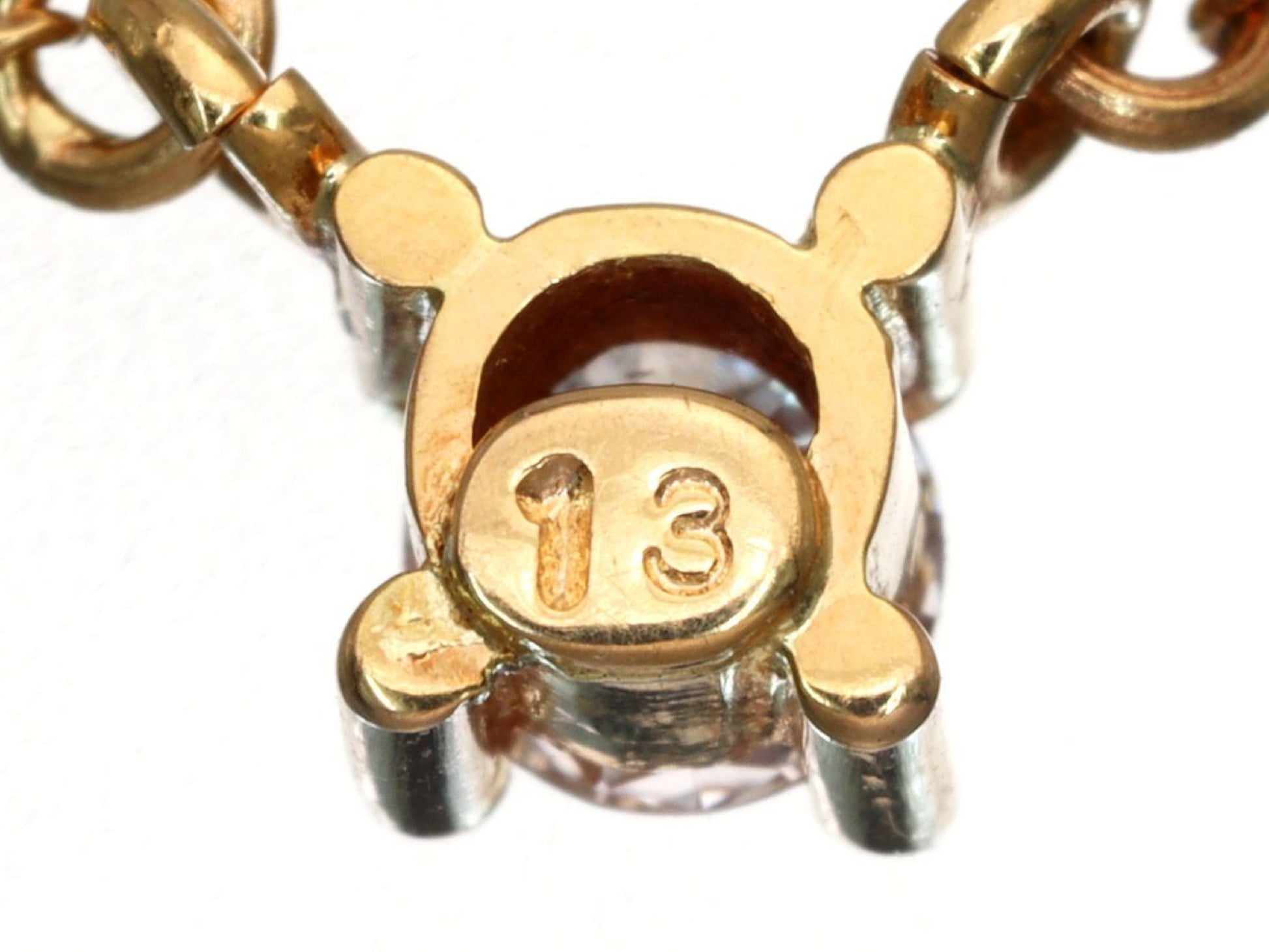 D0.13ct K18 2.0g Necklace