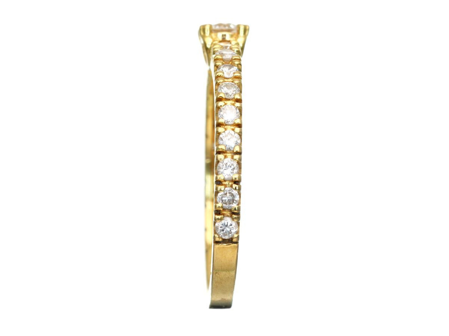 D0.10/0.20ct K18 1.6g Ring