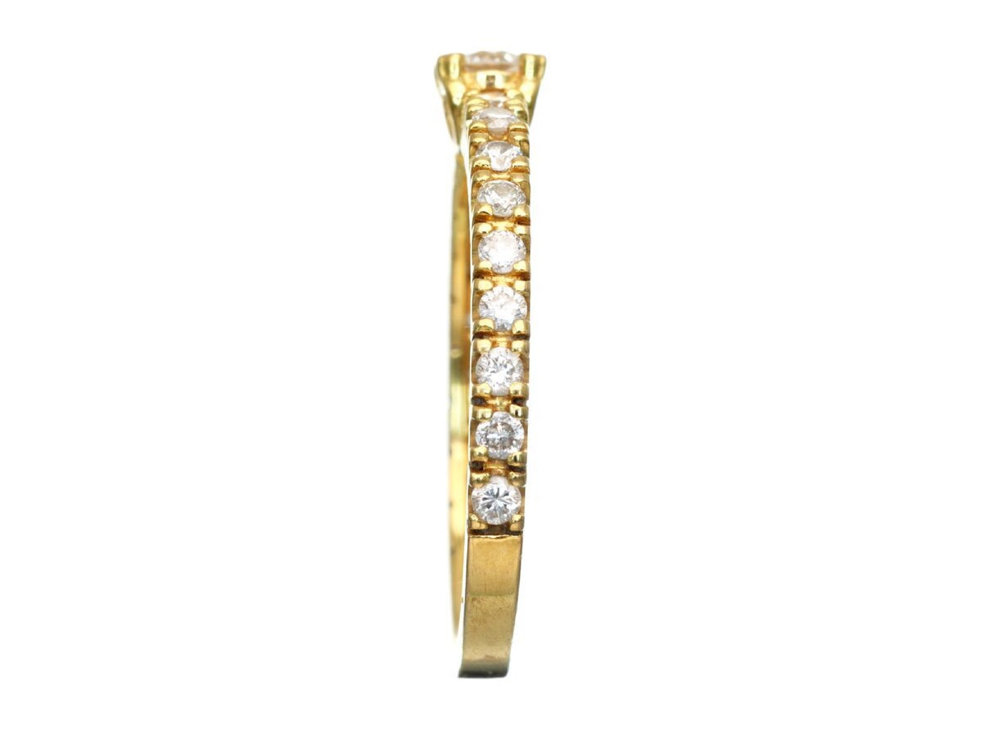 D0.10/0.20ct K18 1.6g Ring
