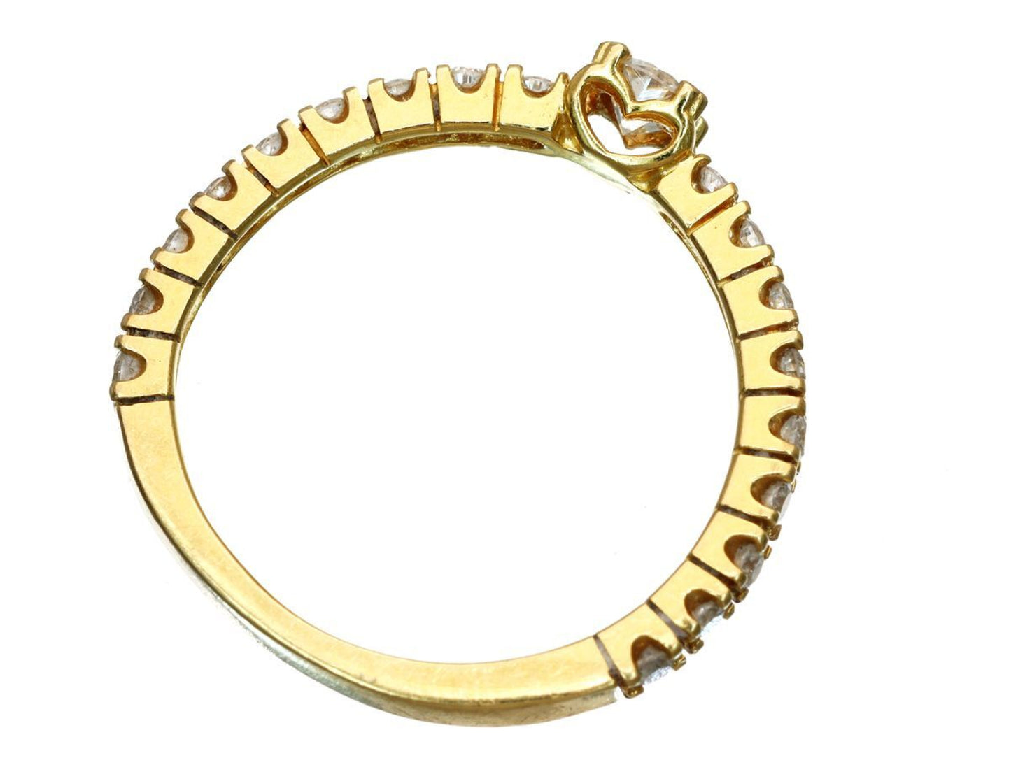 D0.10/0.20ct K18 1.6g Ring