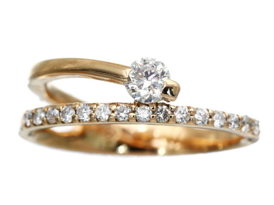 D0.27ct K18 2.3g Ring