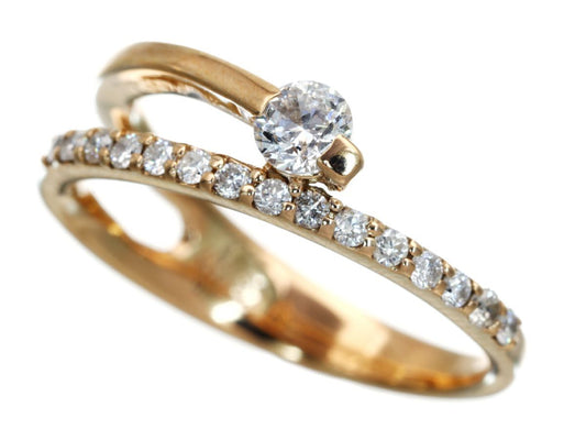 D0.27ct K18 2.3g Ring
