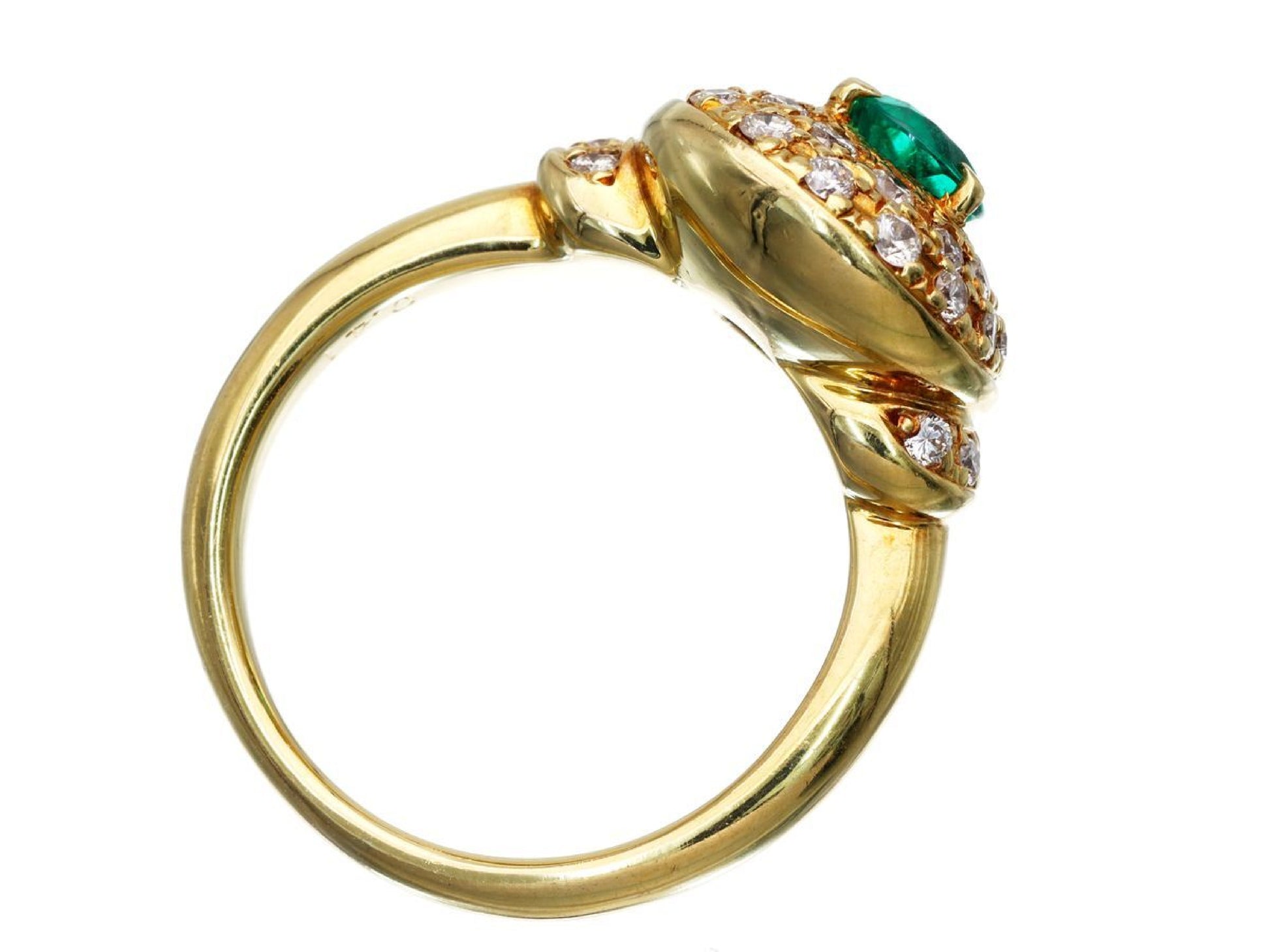 E0.455ct D0.41ct K18 7.3g Ring