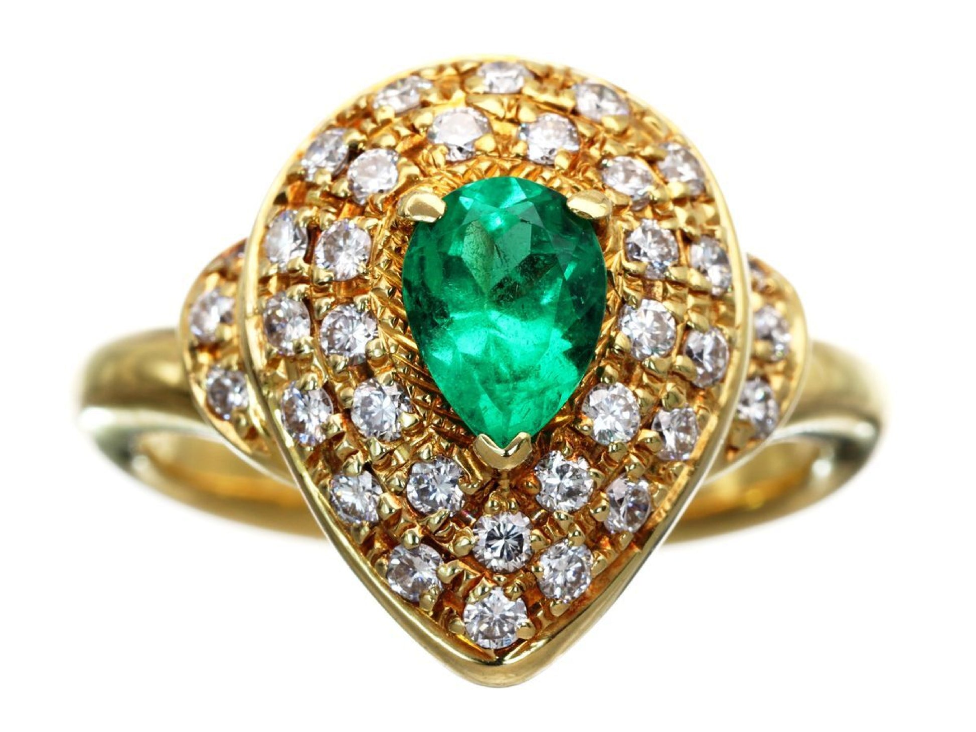 E0.455ct D0.41ct K18 7.3g Ring