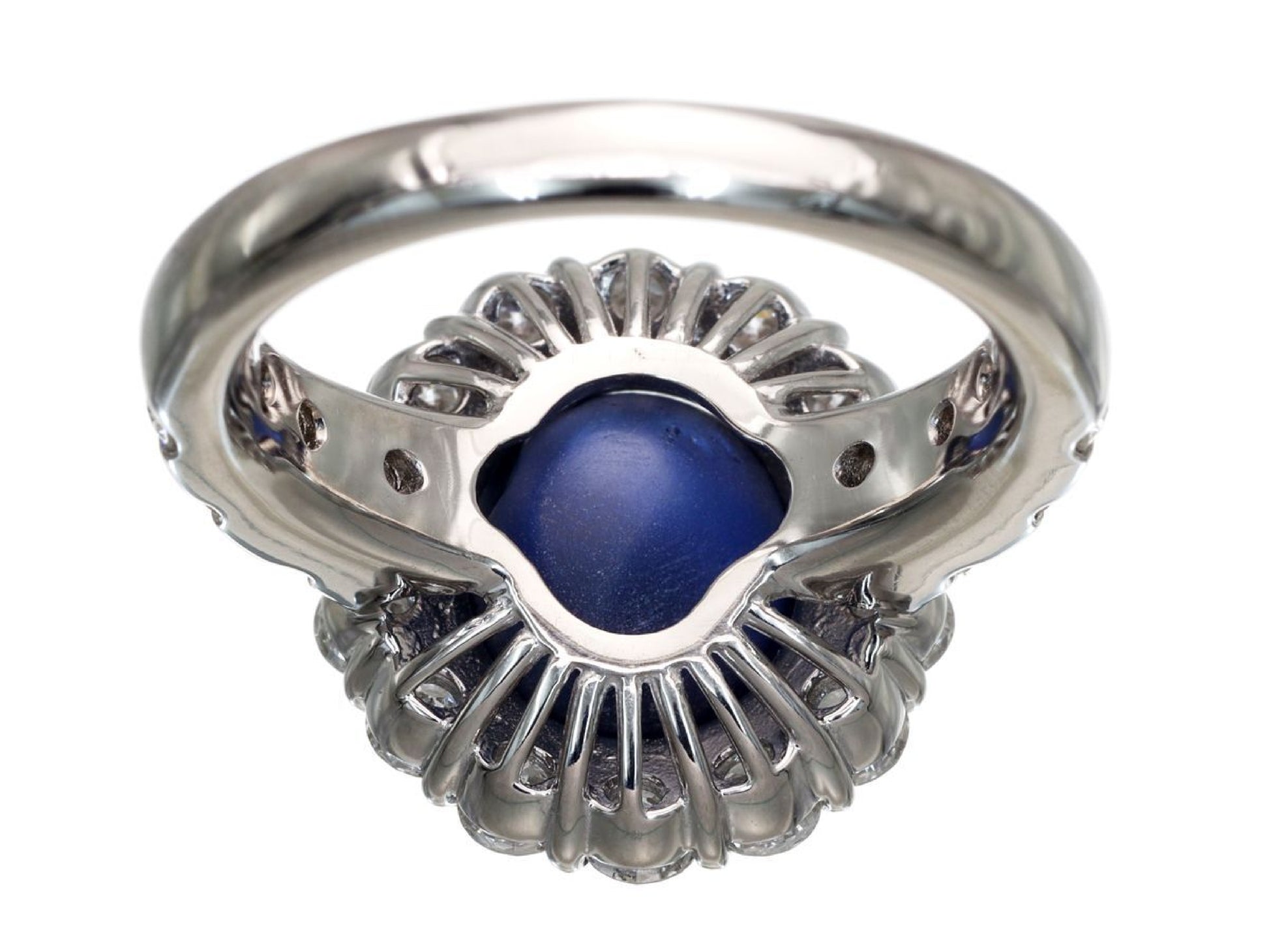 SS7.426ct D2.09ct Pt900 12.2g Ring