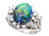 Black Opal 2.56ct D0.87ct PM900 9.3g Ring