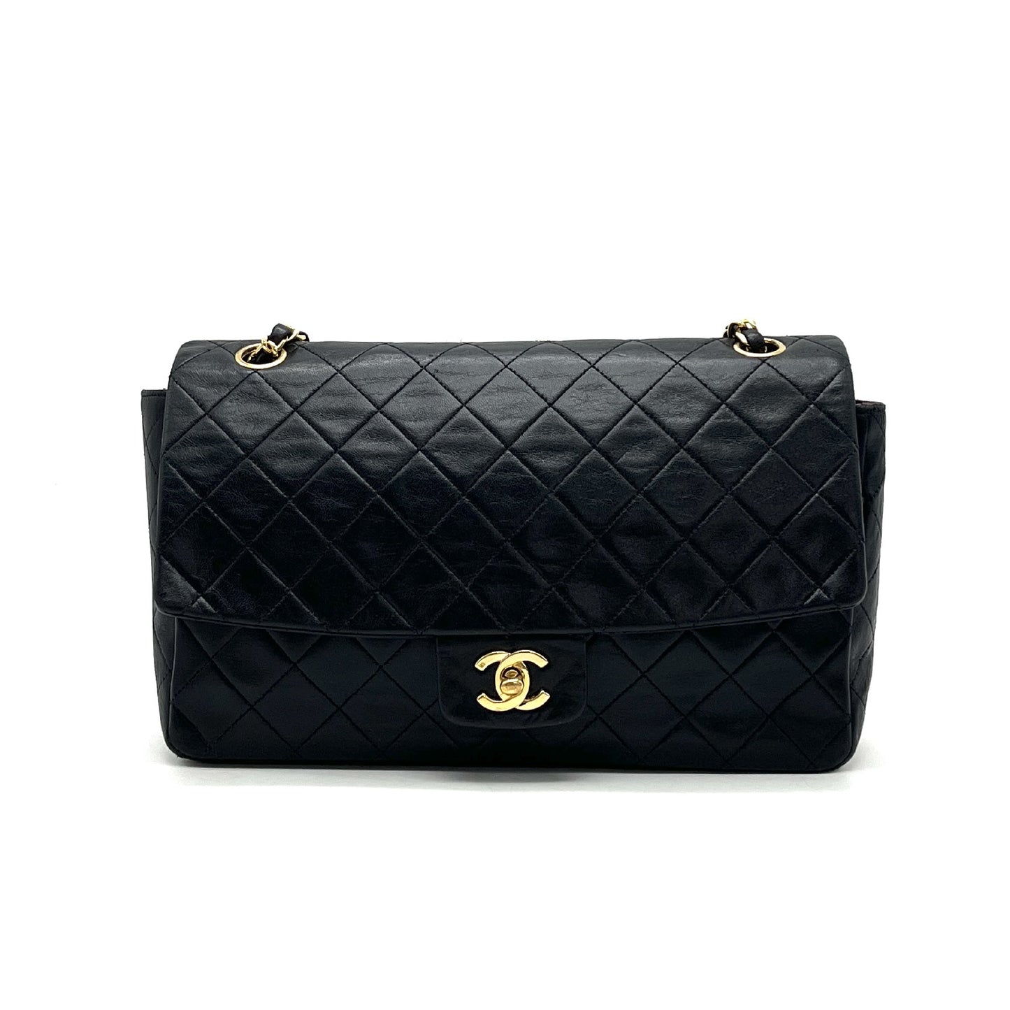 CHANEL Matlasse Turnlock Cocomark Pouch Lambskin Chain Shoulder Bag Shoulder Bag
