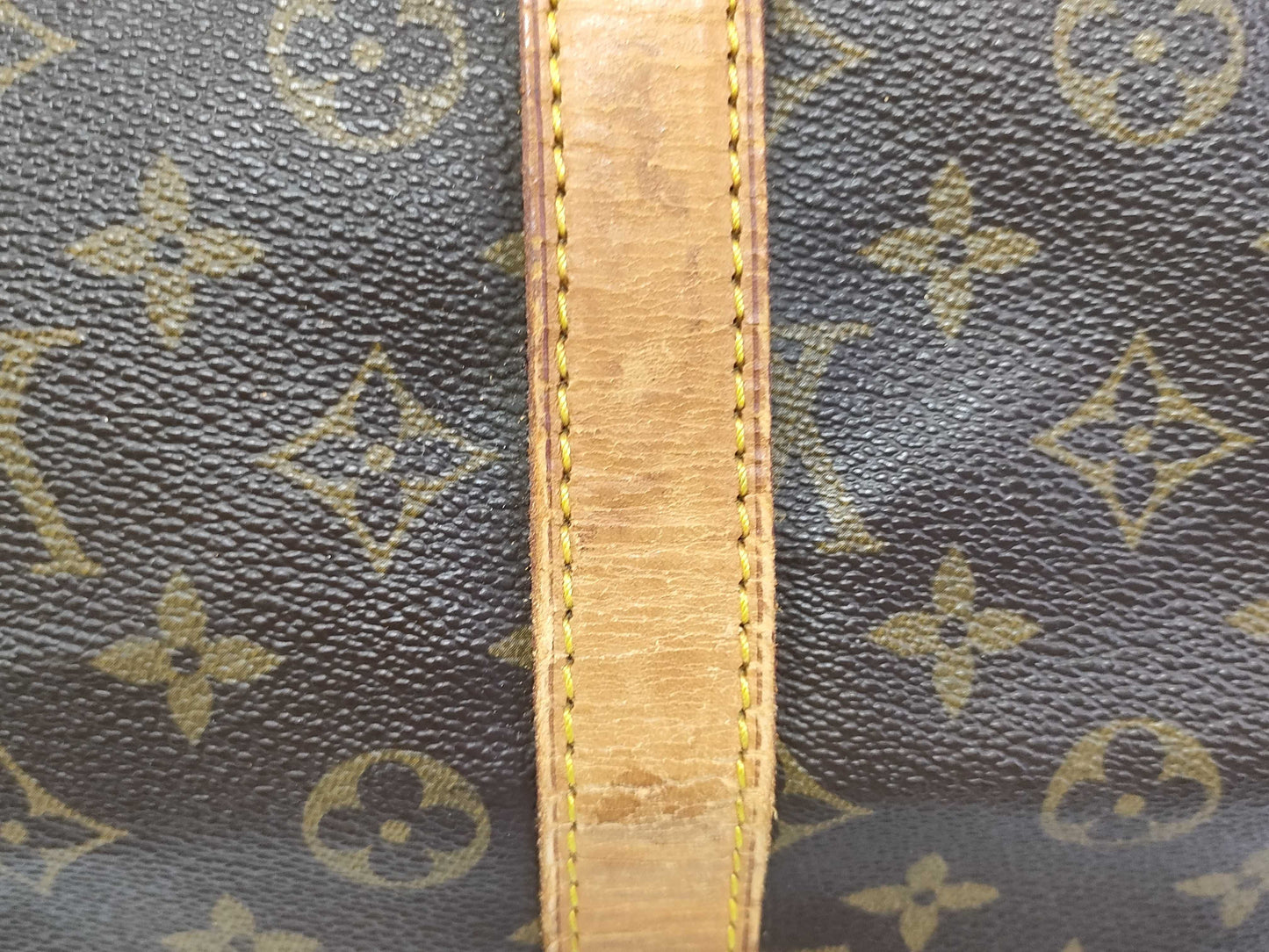 LOUIS VUITTON Monogram Vuitton Keypol 55 Boston Bag