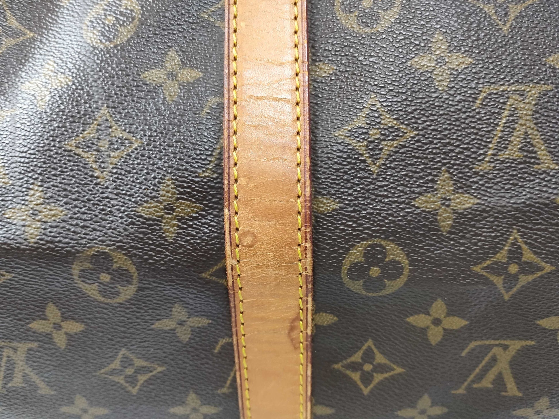 LOUIS VUITTON Monogram Vuitton Keypol 55 Boston Bag