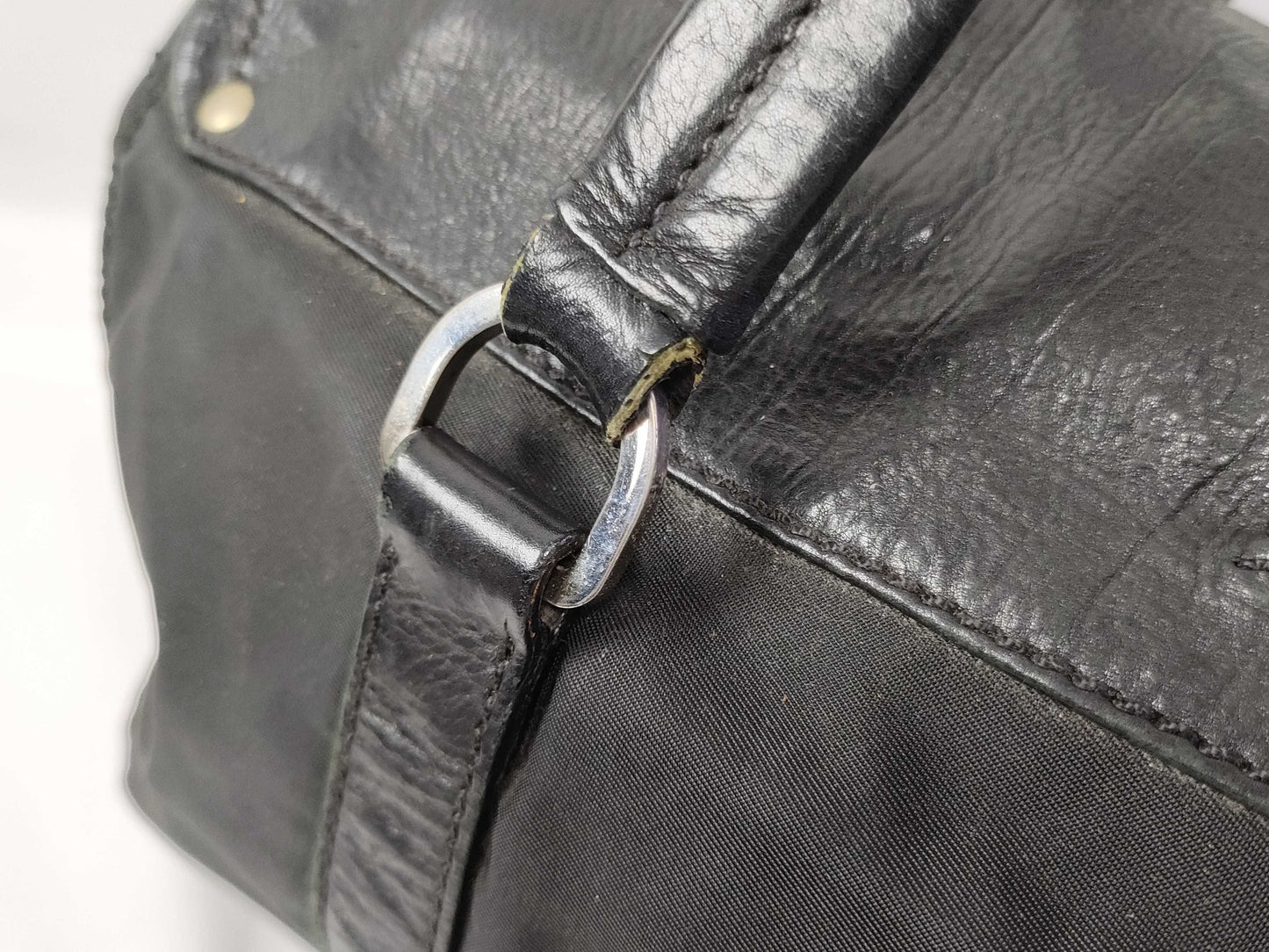 GUCCI Prada Nylon Leather Tote Bag Tote Bag