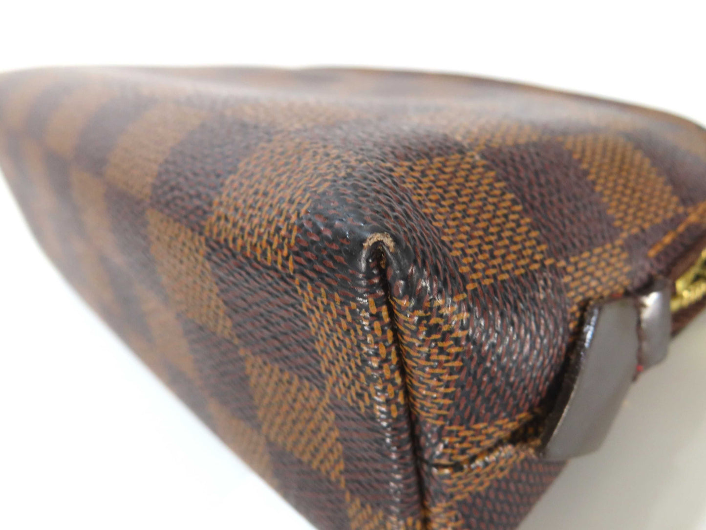 LOUIS VUITTON Damier LV Damier Pochette Cosmetic PM Pouch