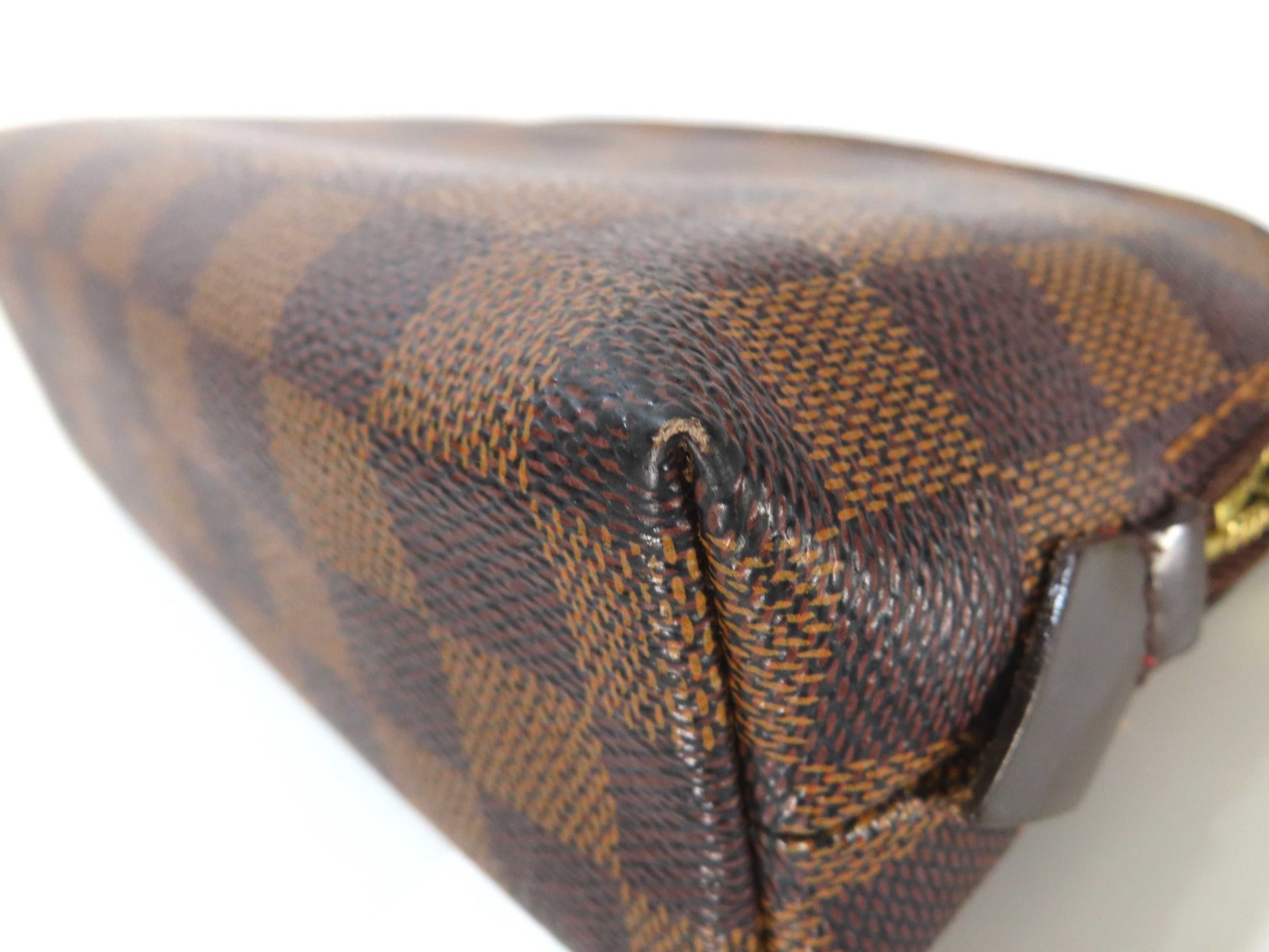 LOUIS VUITTON Damier LV Damier Pochette Cosmetic PM Pouch