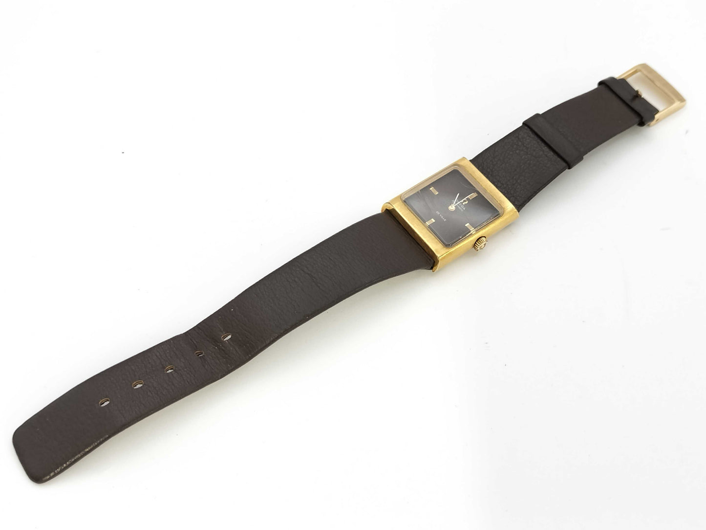 OMEGA Deville Hand-Wound Brown Dial Immovable Women's Watch
