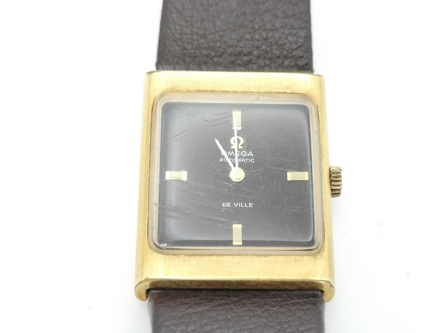 OMEGA Deville Hand-Wound Brown Dial Immovable Women's Watch