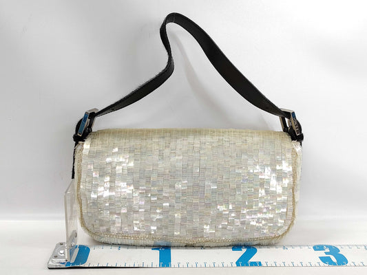 FENDI Fendi Sequin Mamma Bucket Handbag Shoulder Bag