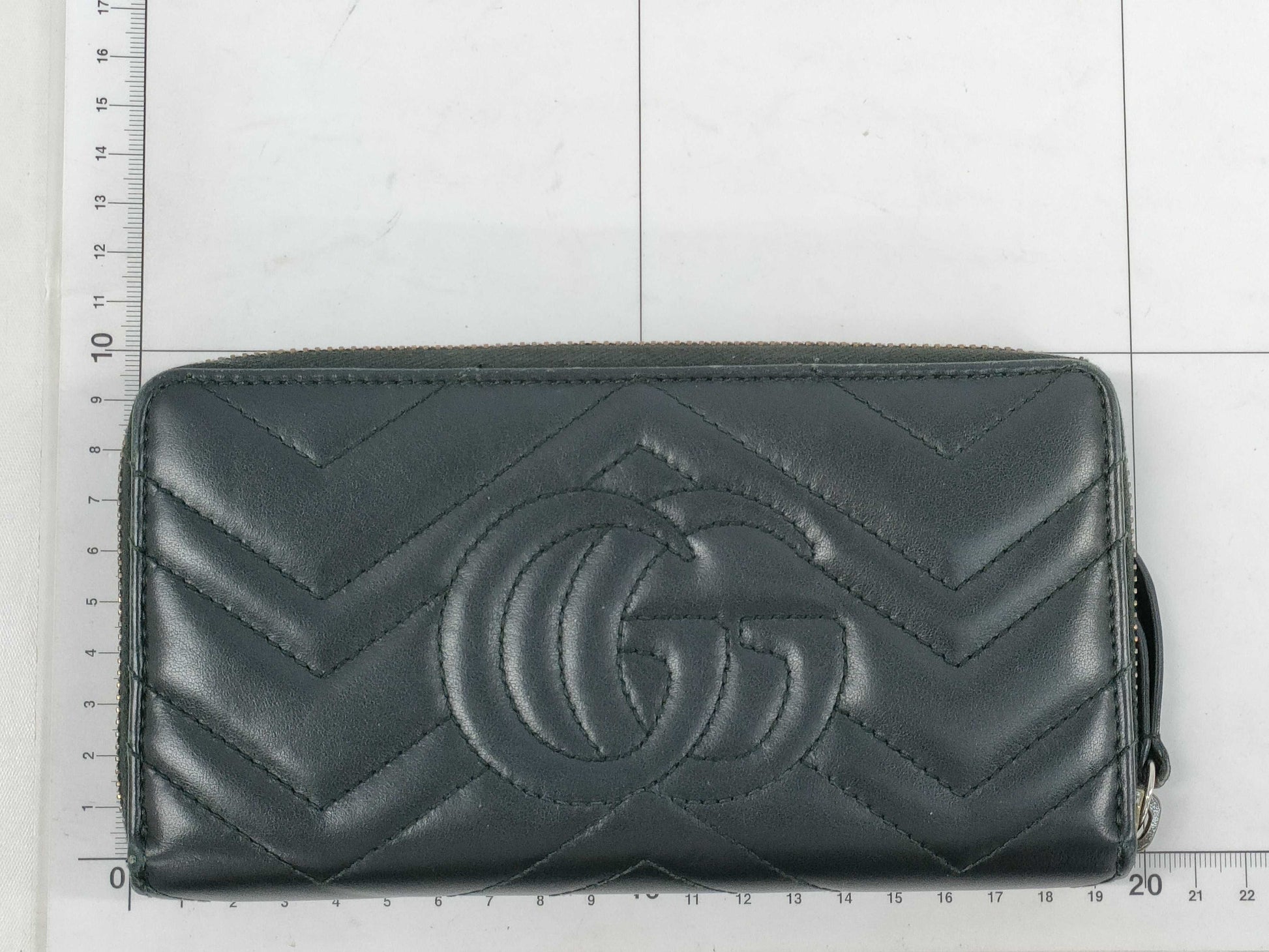 GUCCI GUCCI Black 443123 Long Wallet