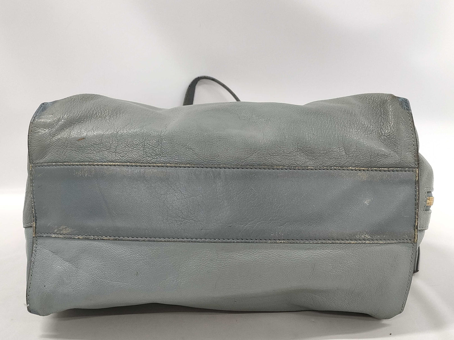 Chloe muted light blue shoulder bag tote bag