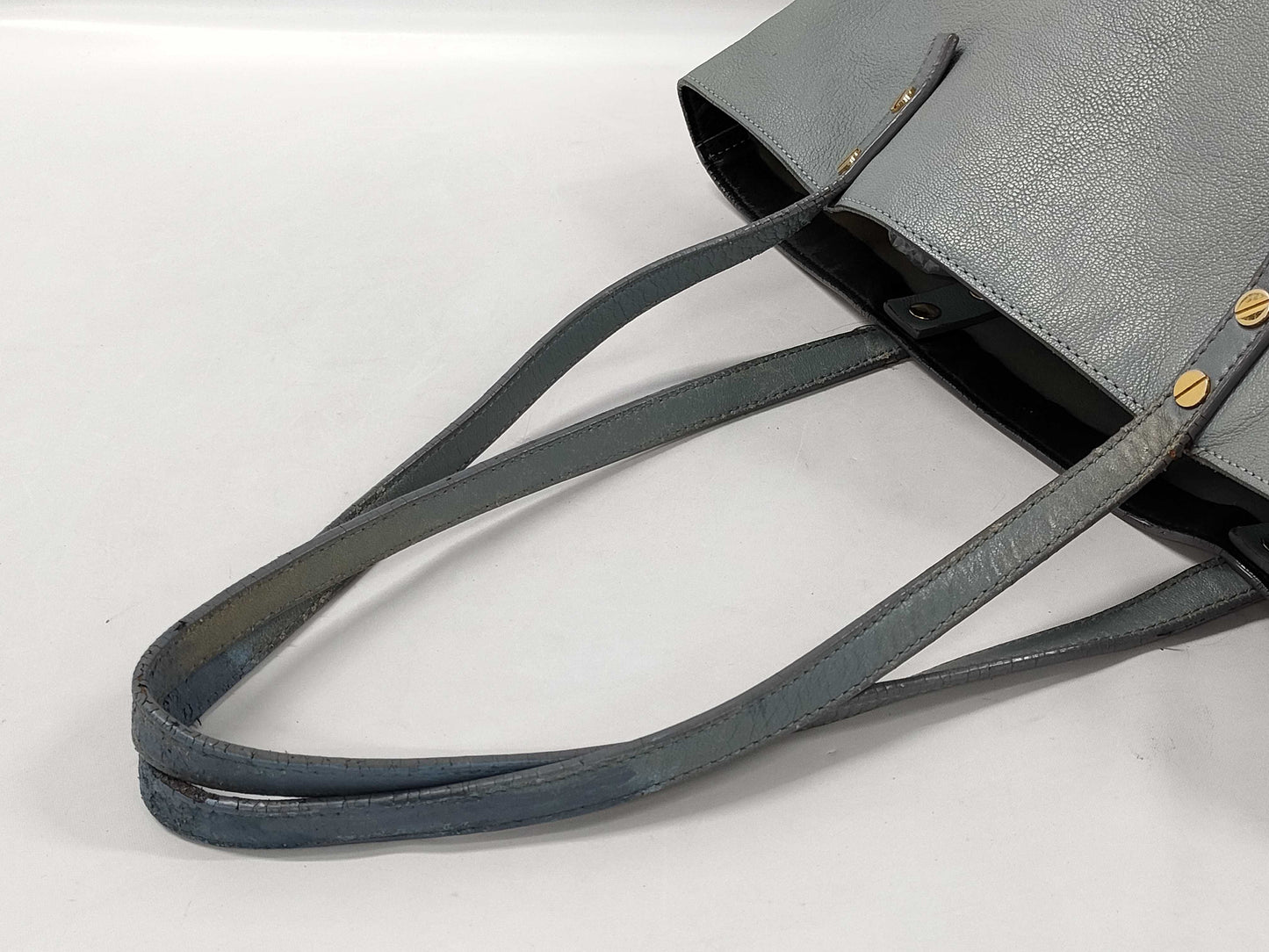 Chloe muted light blue shoulder bag tote bag
