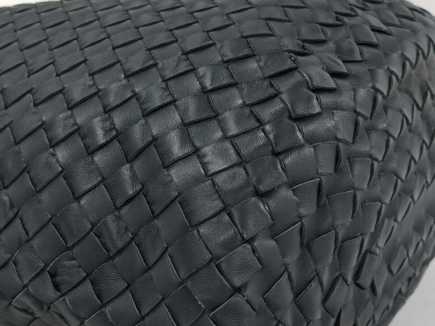 BOTTEGA VENETA Bottega Veneta Dark Navy Intrecciato Handbag